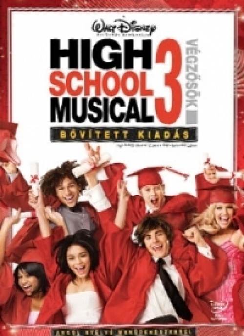 High School Musical 3. - Végzősök (Bővített kiadás) *Antikvár - Kiváló állapotú* DVD