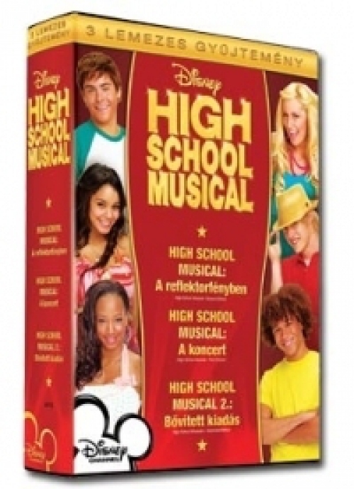 High School Musical gyűjtemény1-3.  (3 DVD) *Szinkronizált - Díszdobozos kiadás* DVD