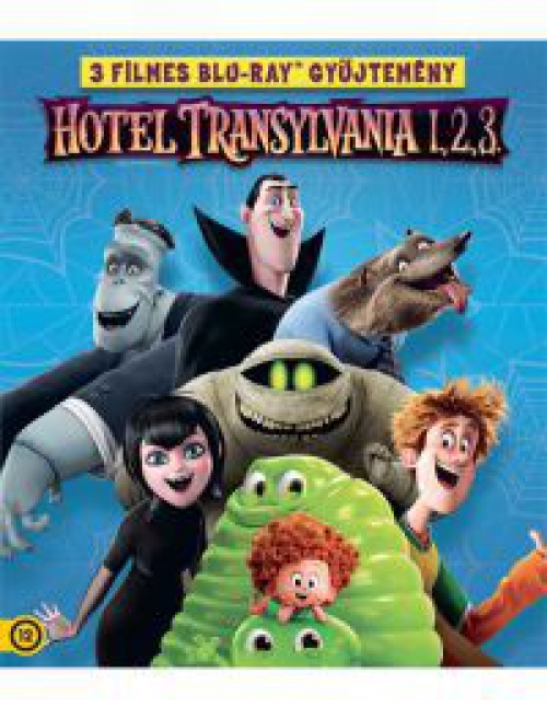 Hotel Transylvania 1-3. (3 Blu-ray) *Magyar kiadás - Antikvár - Kiváló állapotú* Blu-ray