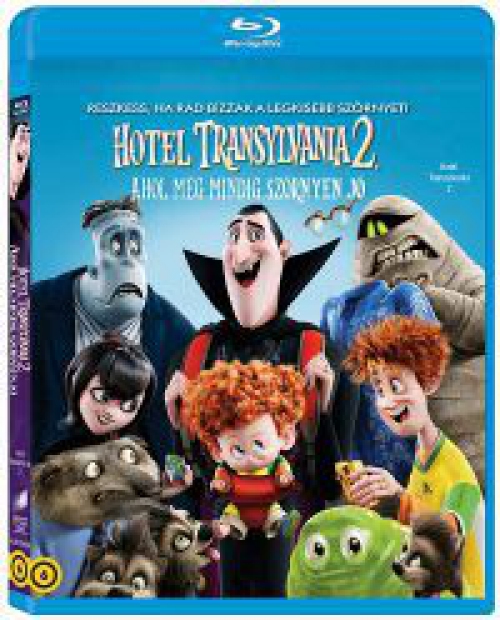 Hotel Transylvania 2. - Ahol még mindig szörnyen jó *Magyar kiadás - Antikvár - Kiváló állapotú* Blu-ray