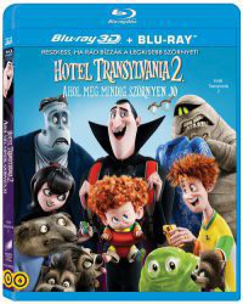 Hotel Transylvania 2: Ahol még mindig szörnyen jó 2D és 3D Blu-ray