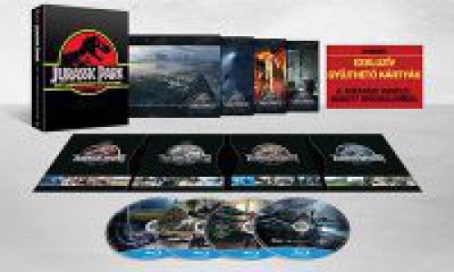 Jurassic Park 1-4. (25. évfordulós, limitált zenélő díszdoboz) (4 Blu-ray) Blu-ray Jurassic Park 1-4. (25. évfordulós, limitált zenélő díszdoboz) (4 Blu-ray) Blu-ray