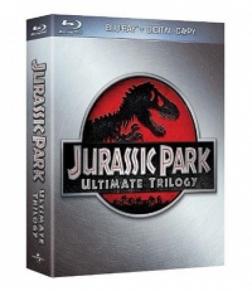 Jurassic Park: A trilógia - digipackos kiszerelés (3 Blu-ray) *Magyar kiadás - Antikvár - Kiváló áll Blu-ray