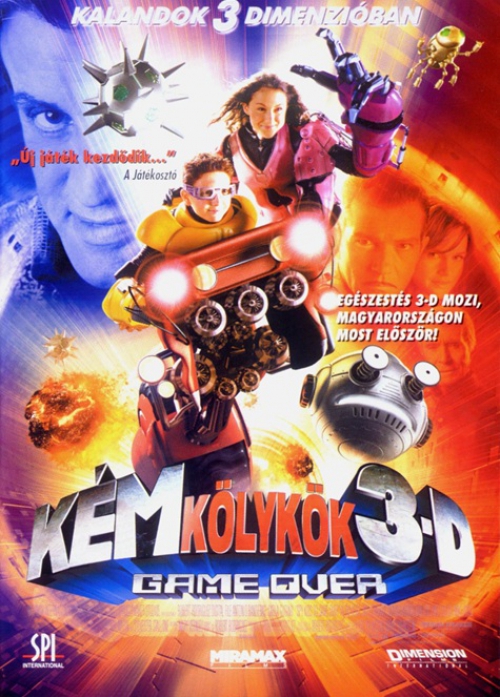 Kémkölykök 3D - Game Over *Sylvester Stallone - Antonio Banderas - Antikvár - Kiváló állapotú* DVD
