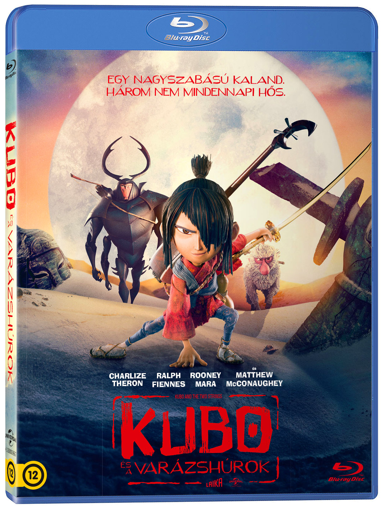 Kubo és a varázshúrok 2D és 3D Blu-ray