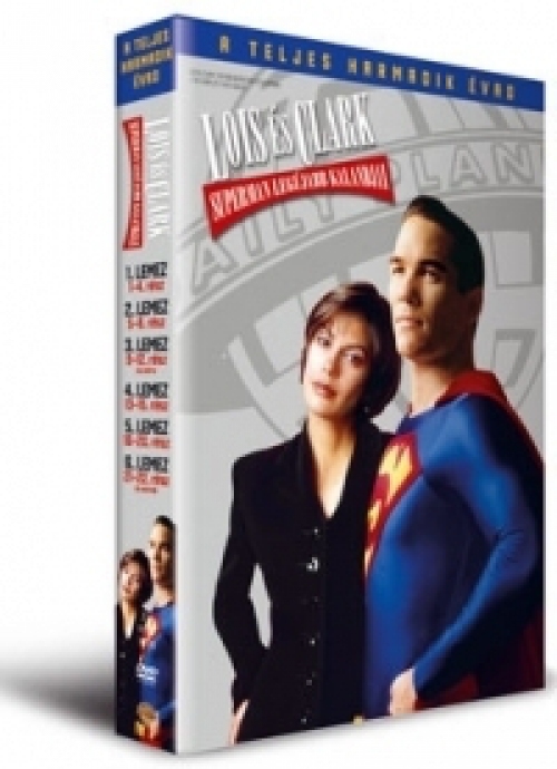 Lois és Clark: Superman legújabb kalandjai - A teljes harmadik évad (6 DVD) *Antikvár - Kiváló állap DVD