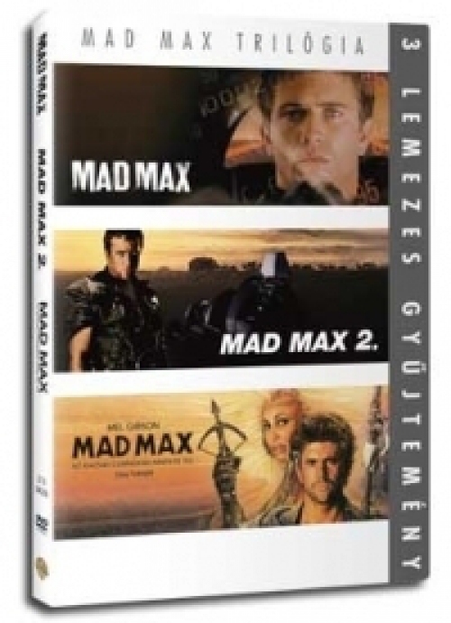 Mad Max trilógia 1-3. (3 DVD) *Antikvár-Kiváló állapotú* DVD