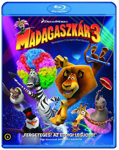 Madagaszkár 3. *Magyar kiadás - Antikvár - Kiváló állapotú* Blu-ray