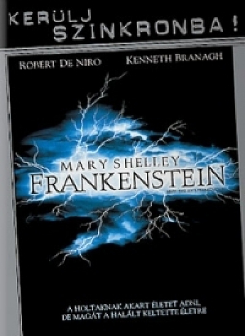 Mary Shelley: Frankenstein (1994)  *Kerülj szinkronba!* *Antikvár-Kiváló állapotú* DVD