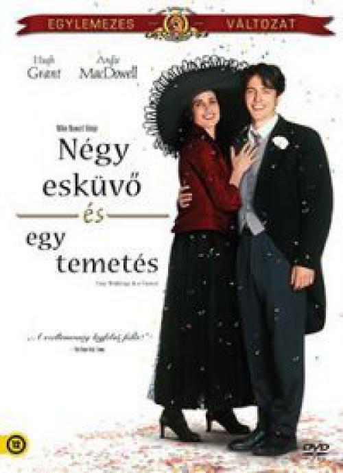 Négy esküvő és egy temetés *Antikvár - Kiváló állapotú* DVD