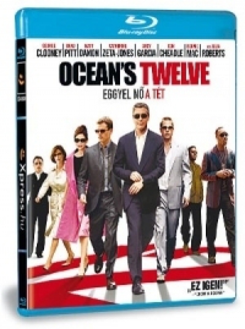 Oceans Twelve - Eggyel nő a tét *Magyar kiadás - Antikvár - Kiváló állapotú* Blu-ray