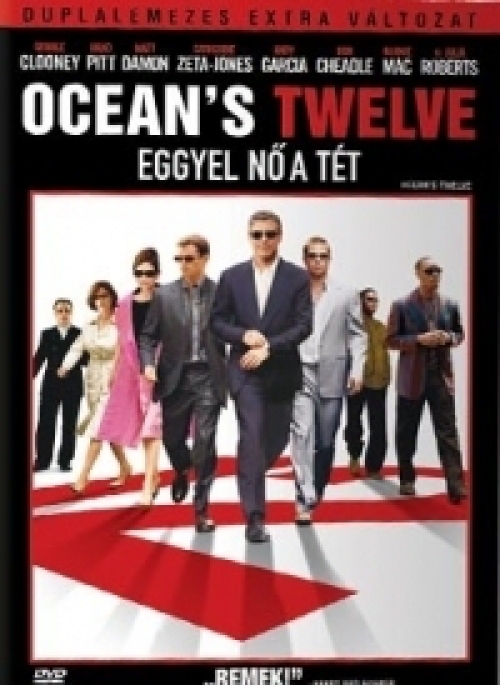 Oceans Twelve - Eggyel nő a tét (2 DVD) *Dupla - Extra változat*  *Antikvár-Jó állapotú* DVD