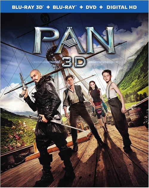 Pán 2D és 3D Blu-ray