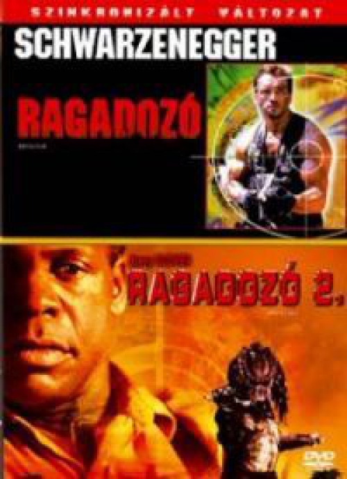 Ragadozó 1-2. (2 DVD) *Schwarzenegger - Szinkronizált - Magyar kiadás - Antikvár-Kiváló állapotú* DVD