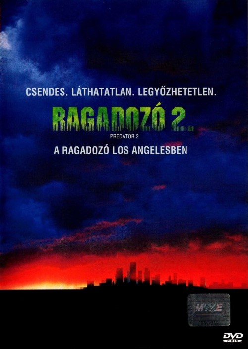 Ragadozó 2. *Feliratos - Magyar kiadás* *Danny Glover - Gary Busey - Antikvár - Kiváló állapotú* DVD
