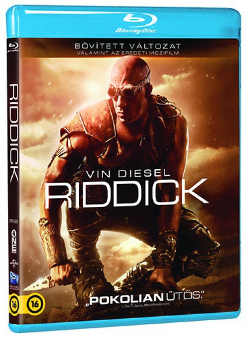 Riddick (mozi- és bővített változat) *2013* *Magyar kiadás - Antikvár - Kiváló állapotú* Blu-ray