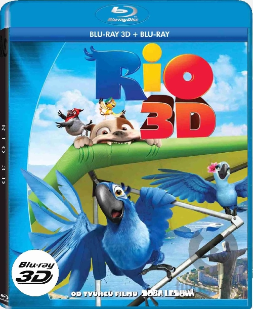 Rio 2D és 3D Blu-ray