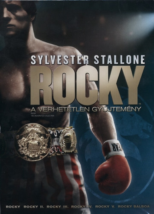 Rocky verhetetlen gyűjtemény (Rocky 1-6. - 6 DVD) *Szinkronos* *Antikvár-Jó állapotú* DVD