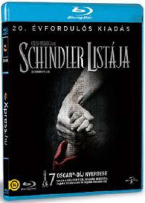 Schindler listája (Blu-ray + DVD) *20. évfordulós - Magyar kiadás - Antikvár - Kiváló állapotú* Blu-ray