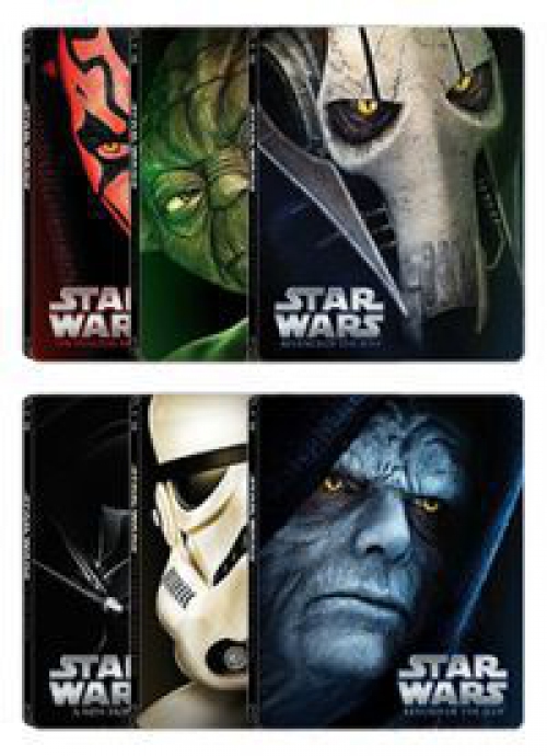 Star Wars - A teljes sorozat (I-VI. rész) (6 Blu-ray) - limitált, fémdobozos változat (steelbook) Blu-ray