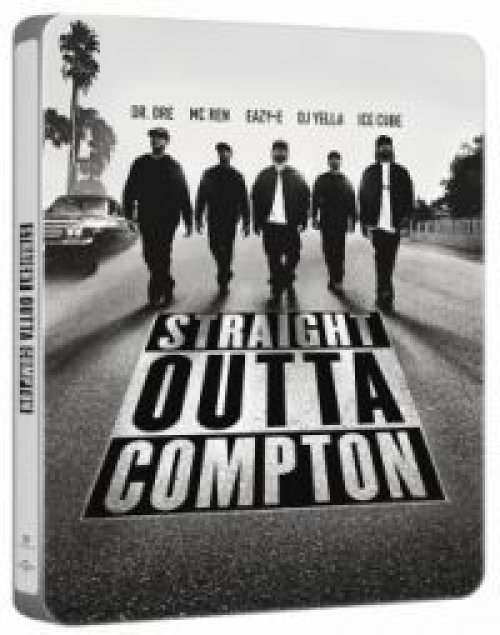 Straight Outta Compton - limitált, fémdobozos változat (steelbook) *Antikvár-Kiváló állapotú-Magyar  Blu-ray