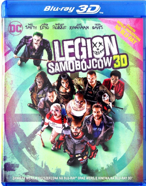 Suicide Squad - Öngyilkos osztag  *Import - Magyar szinkronnal* 2D és 3D Blu-ray