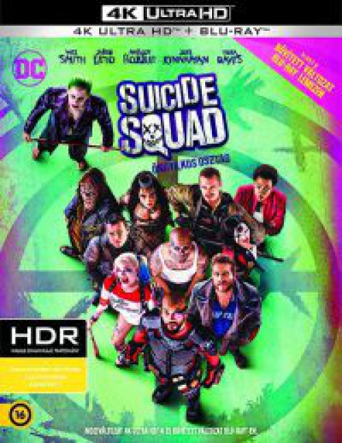 Suicide Squad - Öngyilkos osztag  *Magyar kiadás - Antikvár - Kiváló állapotú* 4K Blu-ray