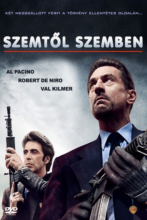 Szemtől szemben *Szinkronizált -  Al Pacino - Robert De Niro - Antikvár - Kiváló állapotú* DVD