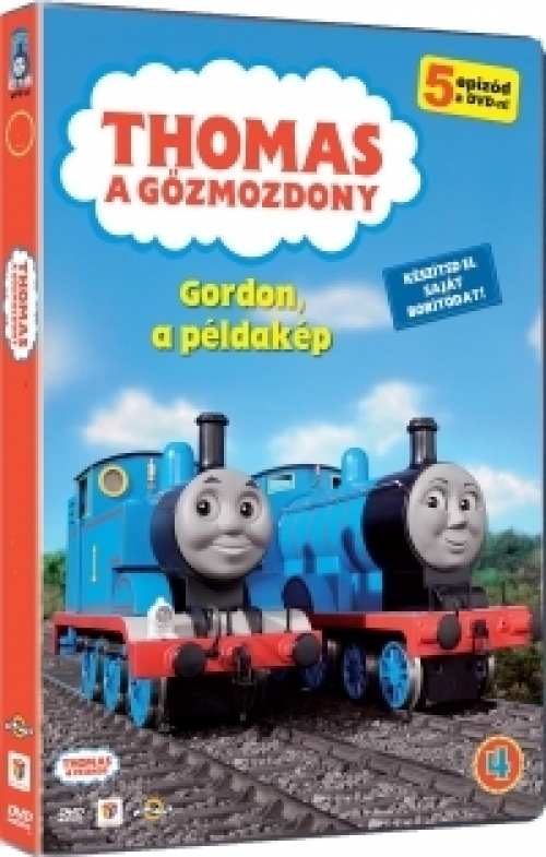 Thomas a gőzmozdony 4. - Gordon a példakép *Antikvár - Kiváló állapotú* DVD