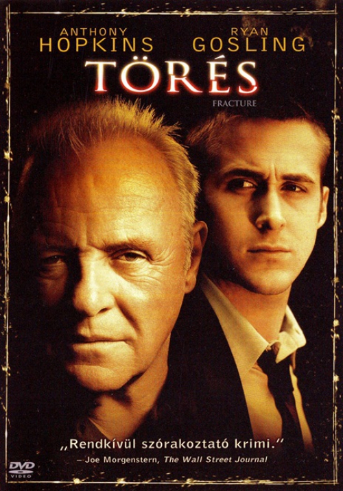 Törés *Szinkronizált - Anthony Hopkins - Ryan Gosling - Antikvár - Kiváló állapotú* DVD