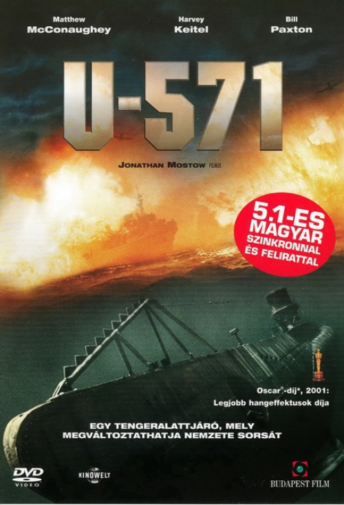 U-571 *Matthew McConaughey - Antikvár - Kiváló állapotú* DVD