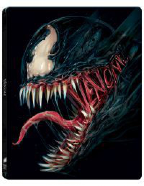 Venom (Blu-ray + bonus BD) - limitált, fémdobozos változat ("black" steelbook) *Antikvár-Kiváló álla Blu-ray