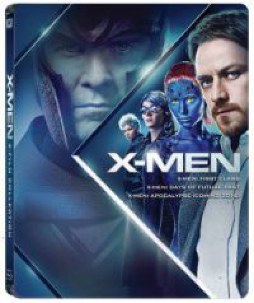 X-Men gyűjtemény 2. (Az előzmény trilógia): fémdobozos változat (steelbook) Blu-ray X-Men gyűjtemény 2. (Az előzmény trilógia): fémdobozos változat (steelbook) Blu-ray
