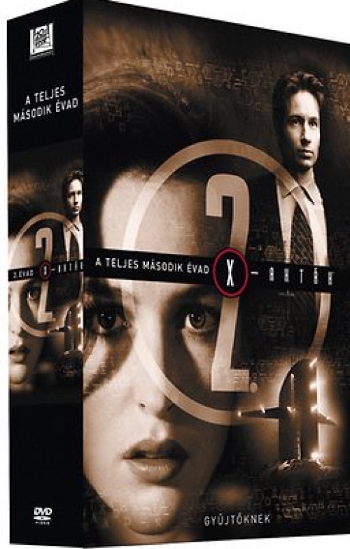 X-akták - 2. évad (7 DVD)  *Díszdobozos* *David Duchovny - Gillian Anderson - Antikvár - Kiváló álla DVD
