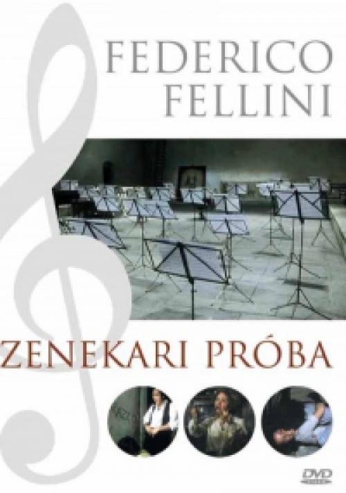 Zenekari próba *Frederico Fellini filme - Szinkronizált - Antikvár - Kiváló állapotú* DVD Zenekari próba *Frederico Fellini filme - Szinkronizált - Antikvár - Kiváló állapotú* DVD